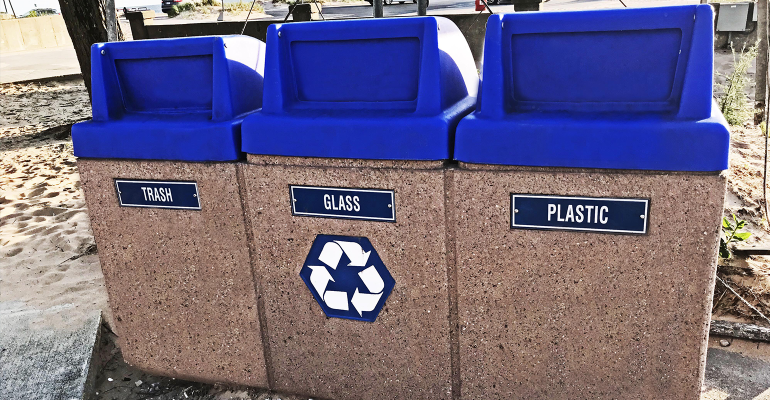 Michigan recycling bins